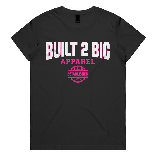 College - Pink B2B College Womens Tee - Pink