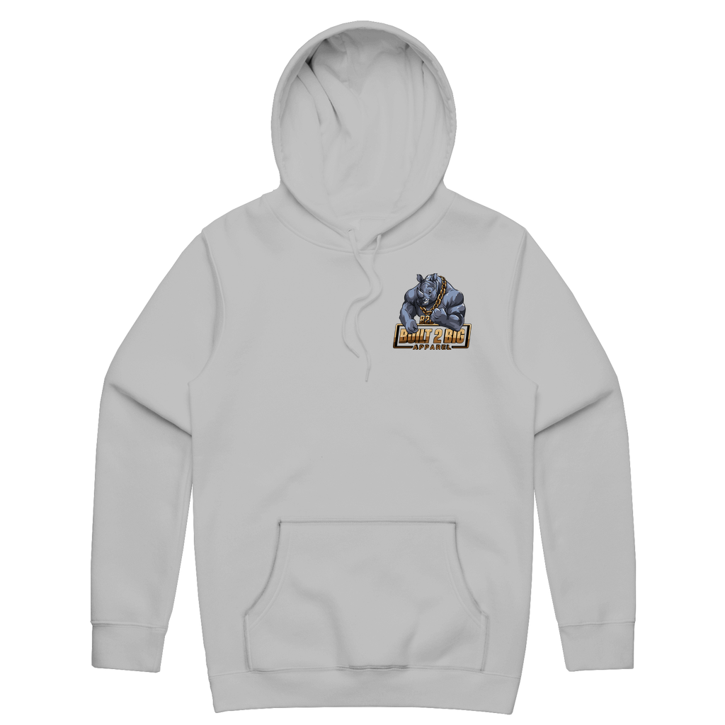 B2B Rhino - Gold Front & Rear Unisex Hoodie