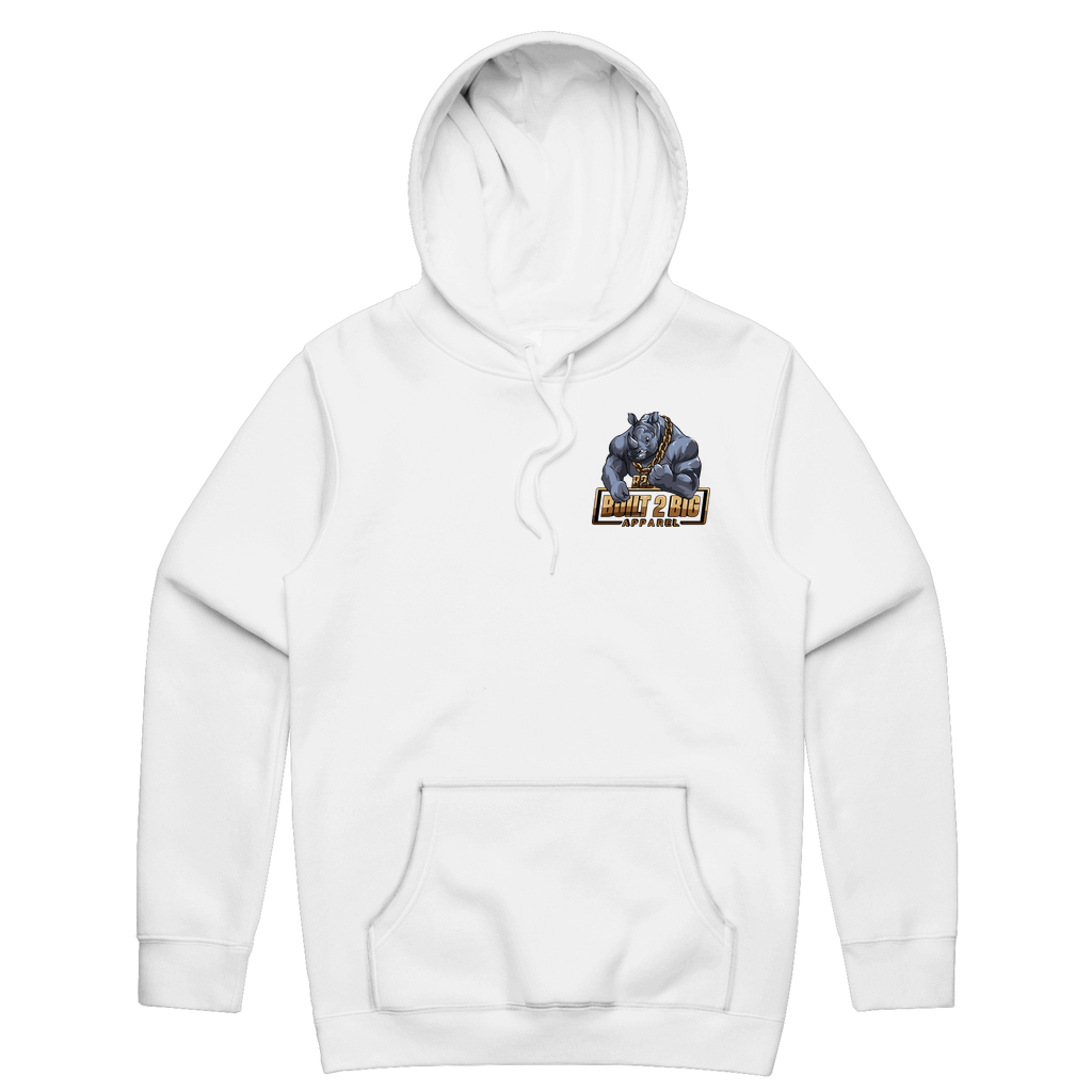 B2B Rhino - Gold Front & Rear Unisex Hoodie