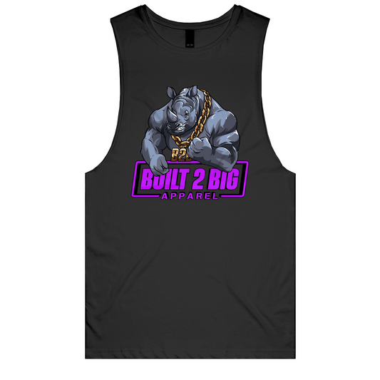 B2B Rhino - Pink Muscle Tee