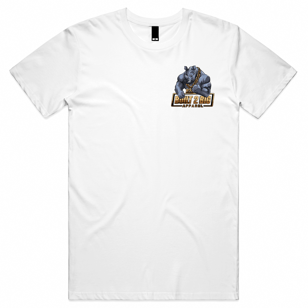 B2B Rhino - Gold Front & Rear Unisex Tee