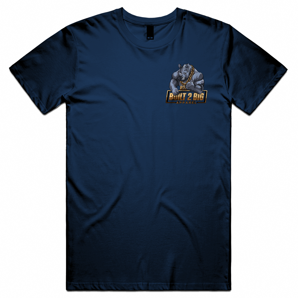 B2B Rhino - Gold Front & Rear Unisex Tee